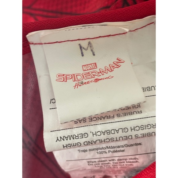 Boys Spider-Man & Venom Costume Set Marvel Jumpsuits Halloween Size M - Picture 9 of 16